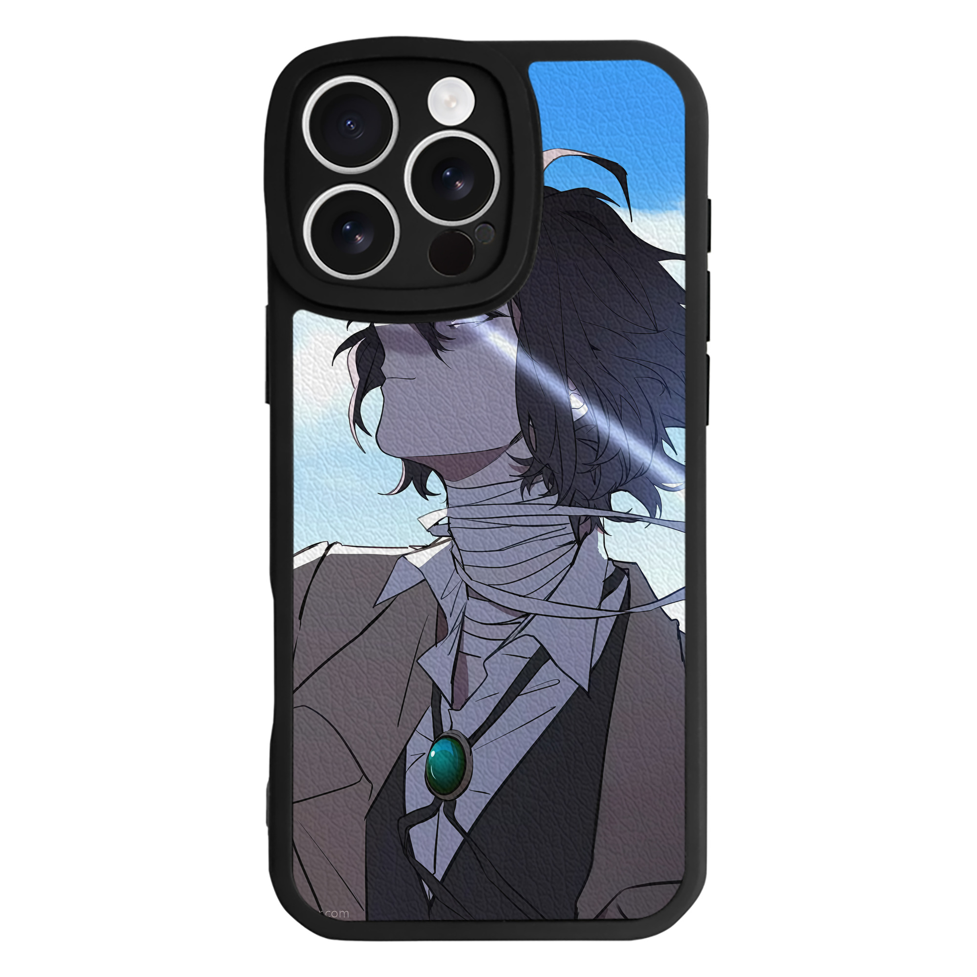 （画像用） 文豪ストレイドッグス Bungo Stray Dogs 【iPhone 16シリーズ対応】シリコンスマホケース（レザー調） 材質：シリコン